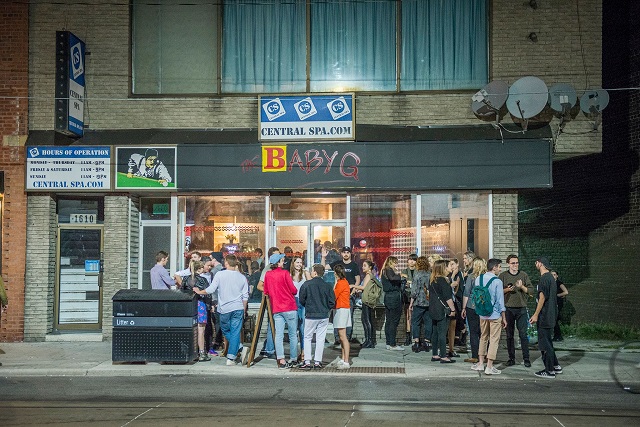 Baby G, music venue in Toronto, at 1608 Dundas St W