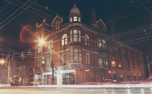 Great Hall, music venue in Toronto, at 1087 Queen St W