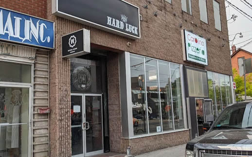 Hard Luck Bar, music venue in Toronto, at 772A Dundas St W