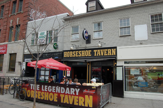 Horseshoe Tavern, music venue in Toronto, at 370 Queen St W