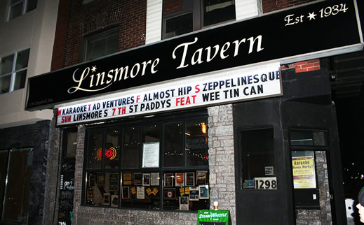 Linsmore Tavern, music venue in Toronto, at 1298 Danforth Ave