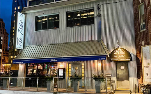 The Pilot, music venue in Toronto, at 22 Cumberland St